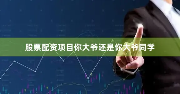 股票配资项目你大爷还是你大爷同学
